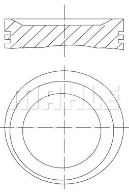 BMW Z3 E36 E46 PİSTON SEGMAN 85.00 MM (+0.50) M43 B19 (118PS) 11251437176 11251437179