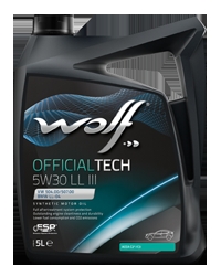 WOLF 5W30 MOTOR YAĞI OFFICIALTECH TAM SENTETIK C3 LL III 5L