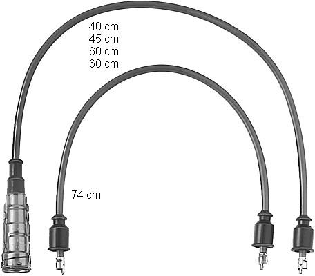 MERCEDES W114 W115 W123 M115 4 SİLİNDİR BUJİ KABLO TAKIMI 1801502918 